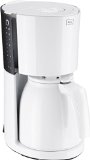 Melitta 100208 Enjoy Therm Kaffeefiltermaschine -Thermoskanne -Aromaselector weiß