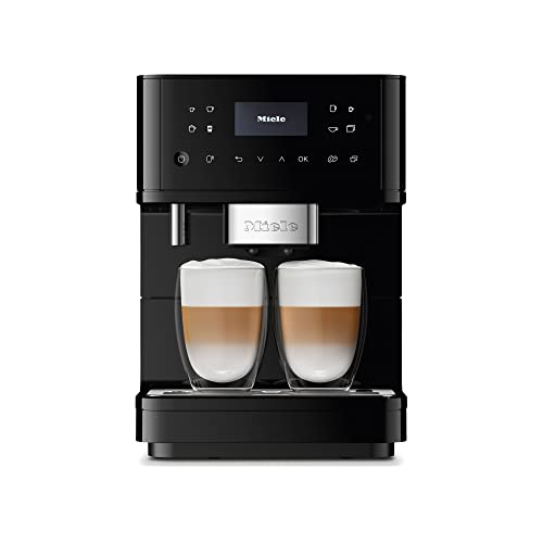 Miele CM 6160 MilkPerfection Stand Kaffeevollautomat / OneTouch for Two / Reinigungsprogramme / Genießerprofile / Kannenfunktion / cremiger Milchschaum / Vernetzung / Obsidianschwarz (11594890)